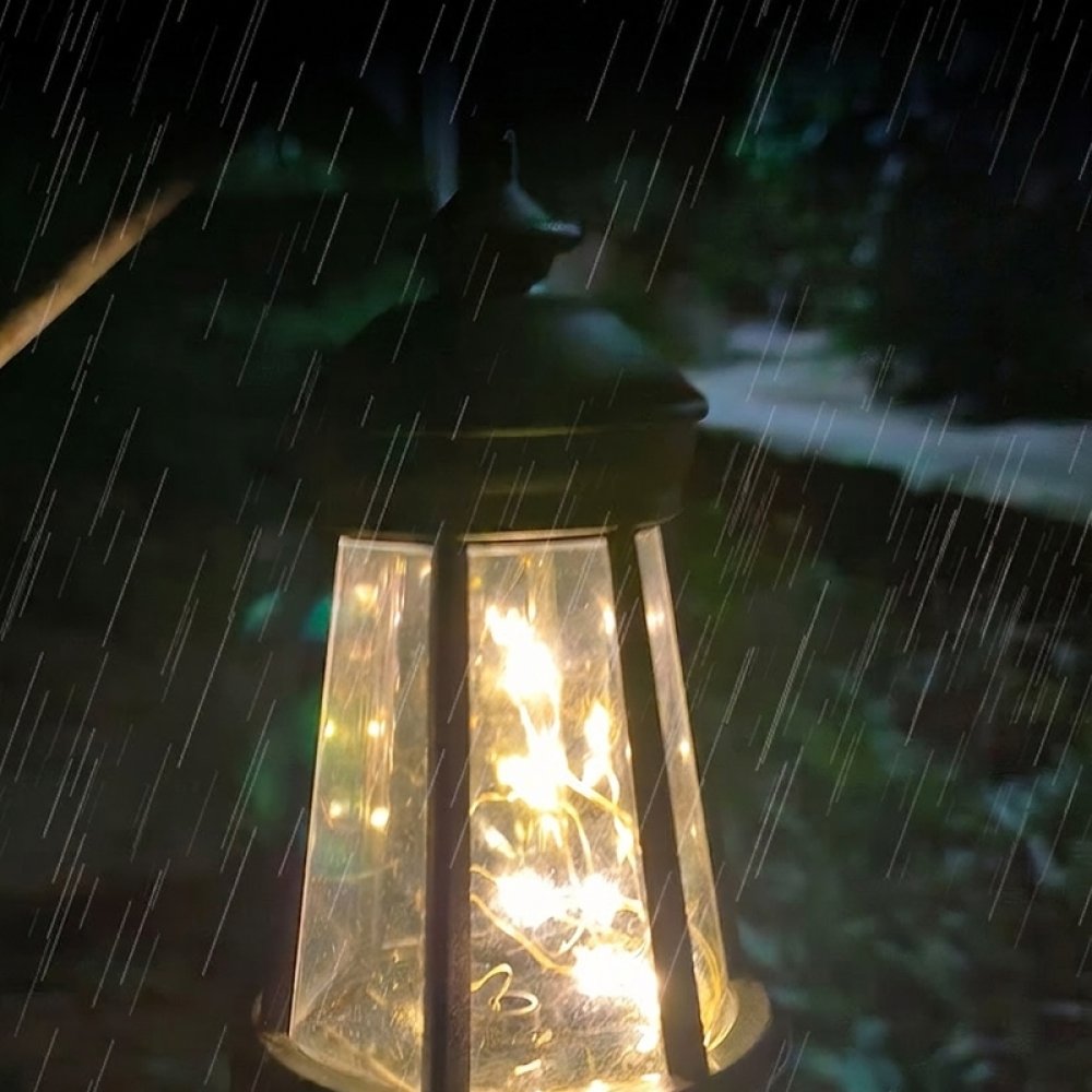 Outdoor Lighting For Patio - Lámpara solar impermeable para jardín, con