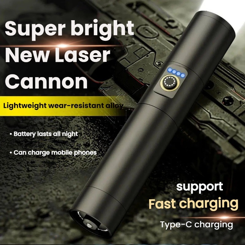 Outdoor Lighting Quality - Linterna LED de luz fuerte, carga