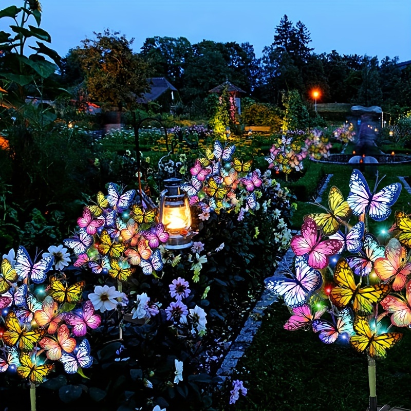 Halo Outdoor Lighting - Luces LED solares de mariposa para