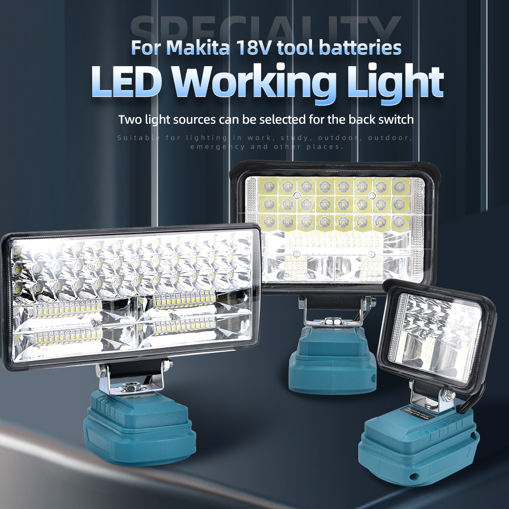Outdoor Lighting Milwaukee - Lámpara LED de 18V para Makita,