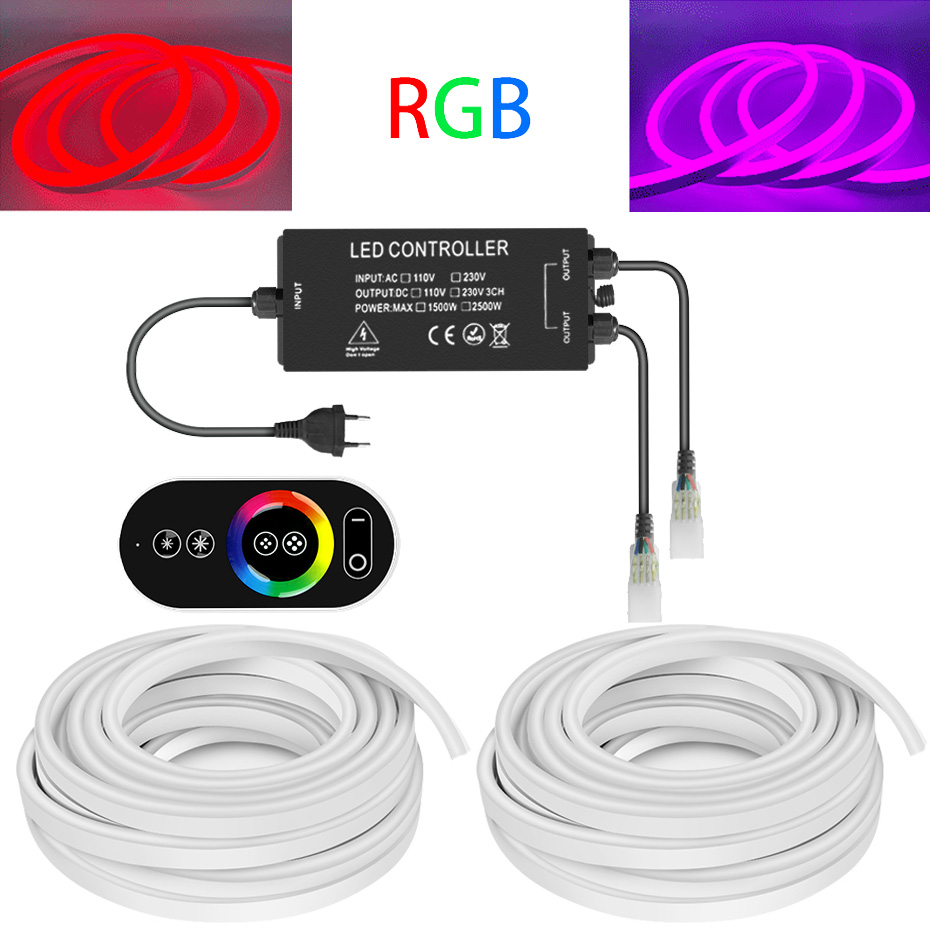 Outdoor Lighting No Wiring - Tira de Luces LED RGB de