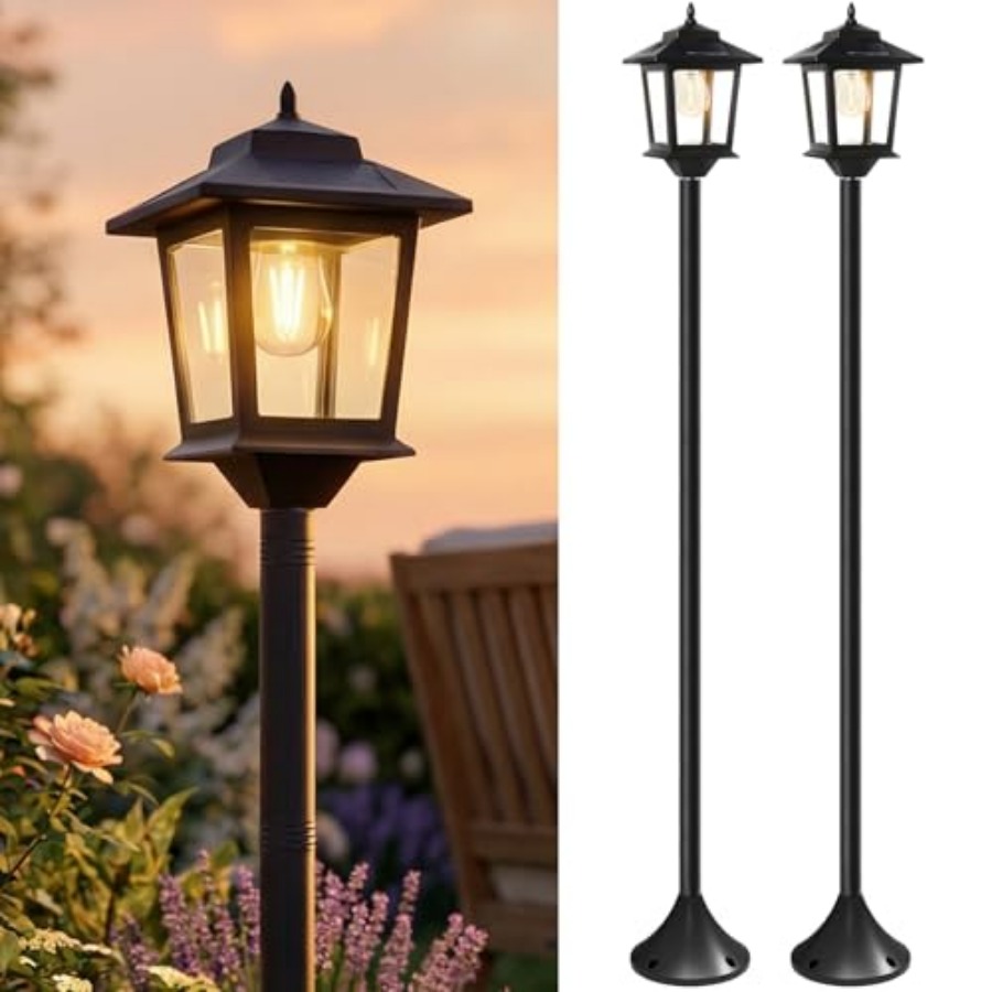 Outdoor Lighting For Patio - Lámparas Solares para Exteriores, Paquete de
