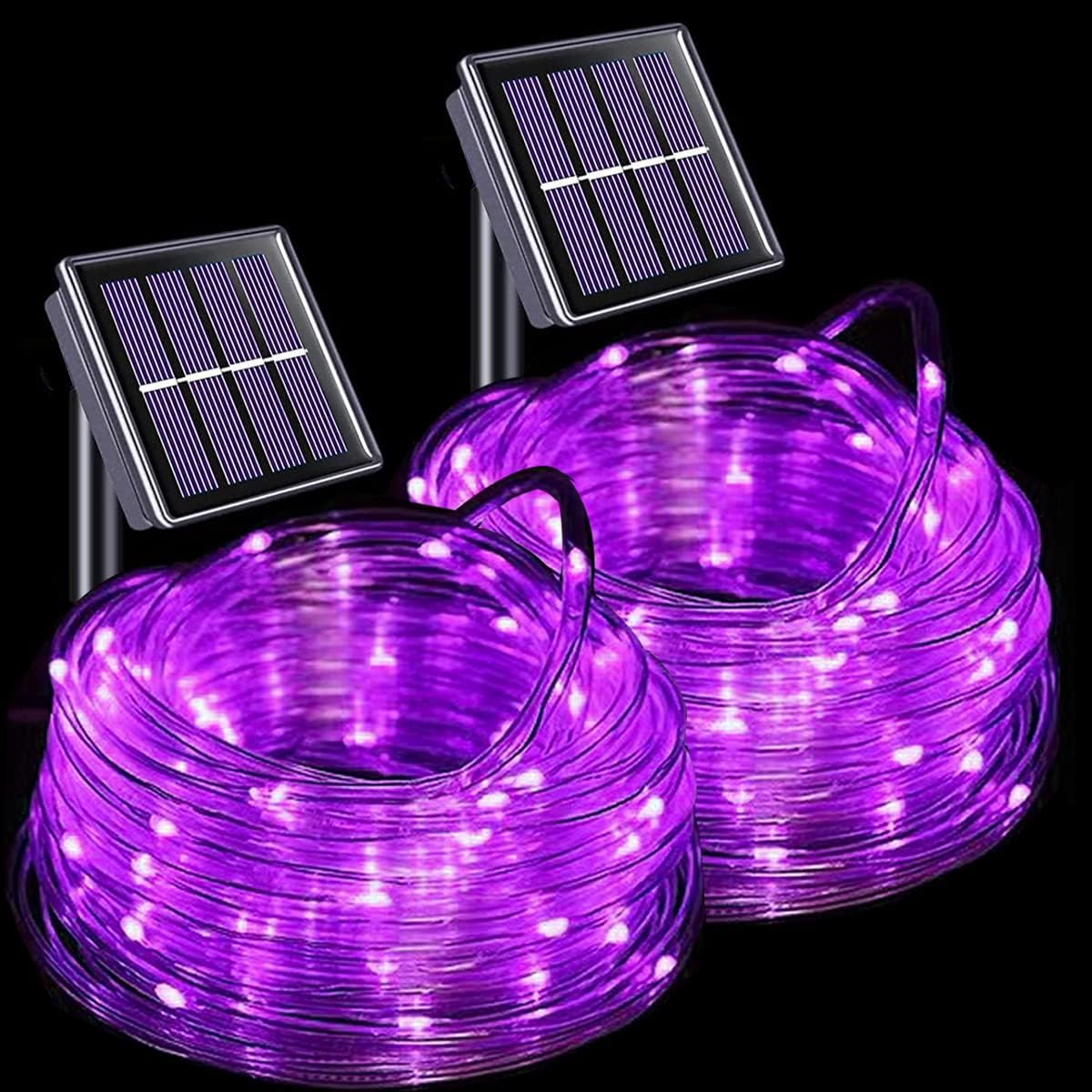Outdoor Lighting No Wiring - Guirnalda de luces LED solares para