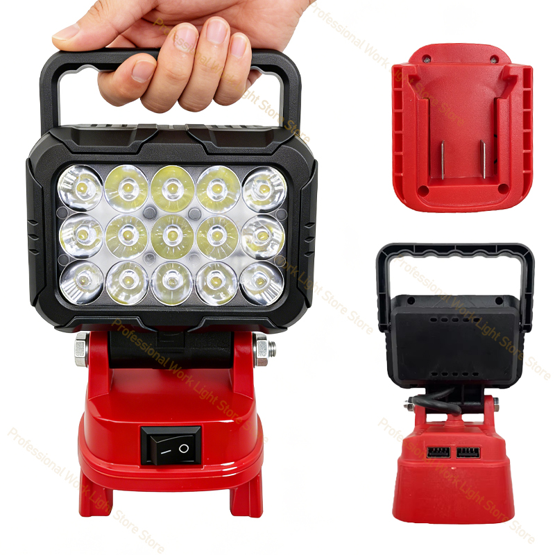 Outdoor Lighting Milwaukee - Luz LED para batería Milwaukee M-18