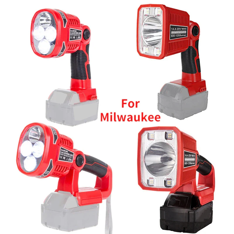 Outdoor Lighting Milwaukee - Lámpara LED portátil, luz de trabajo