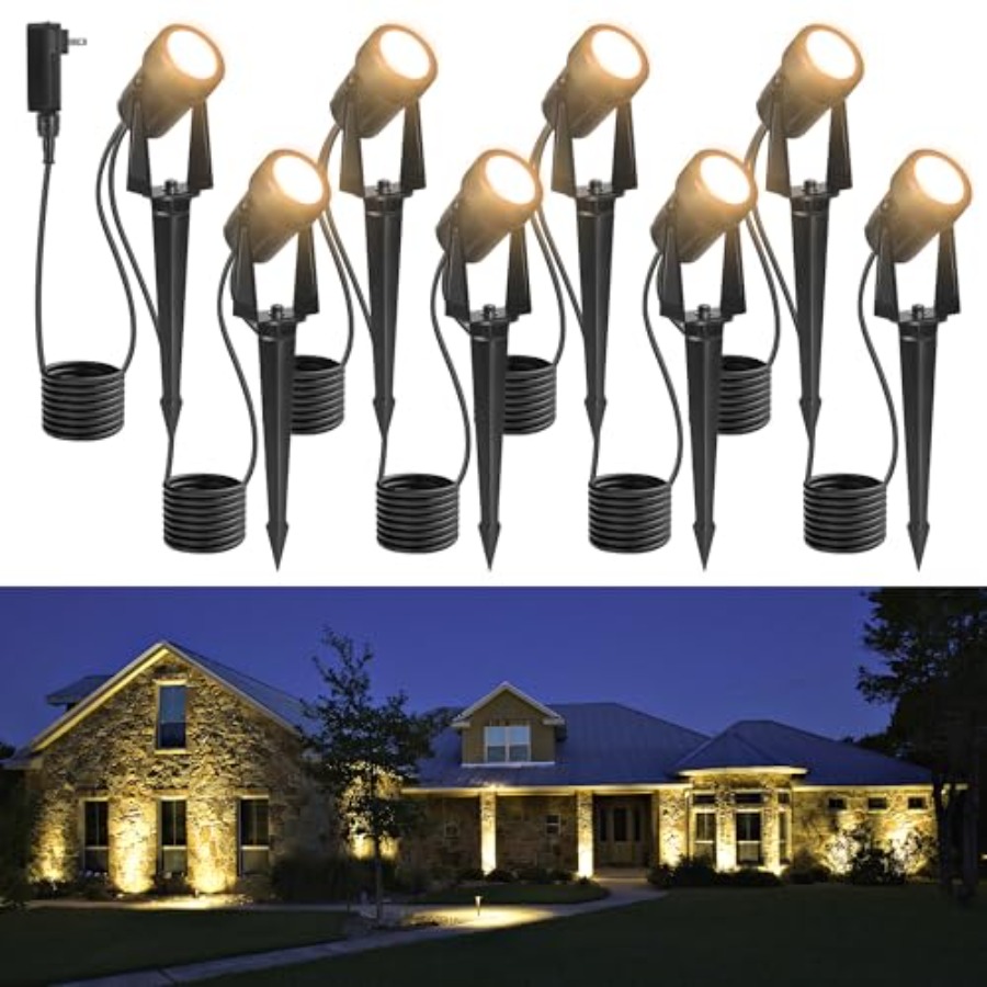 Outdoor Lighting No Wiring - Luz LED para exteriores de 85.3