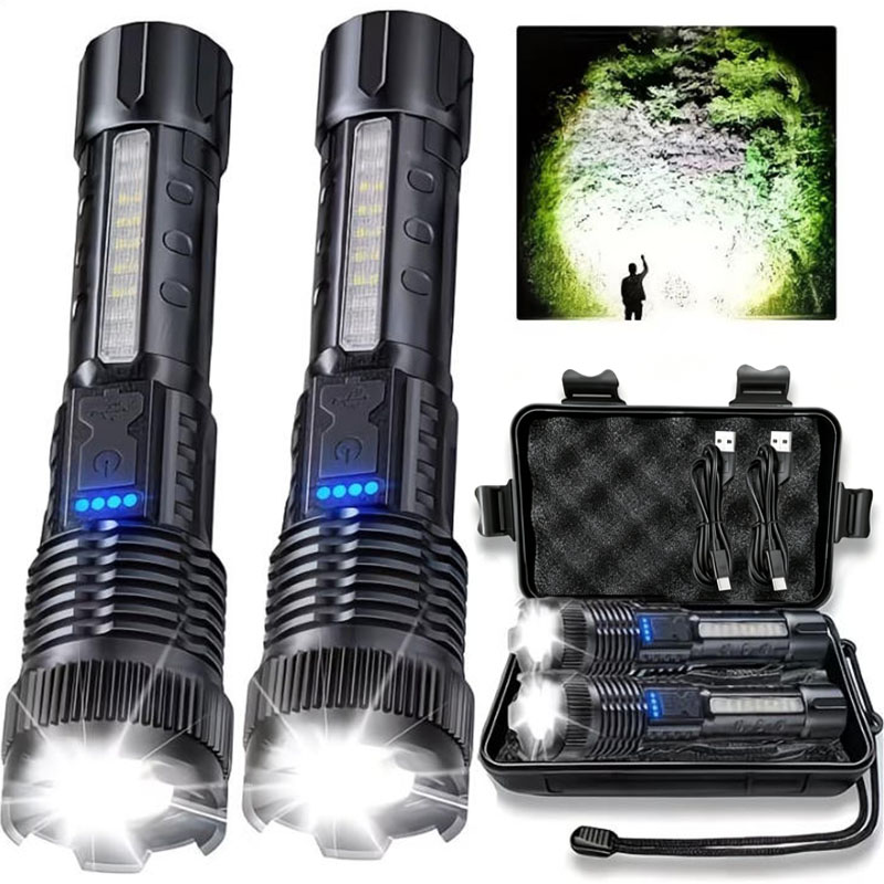 Outdoor Lighting The Range - Linterna LED recargable por USB, linterna