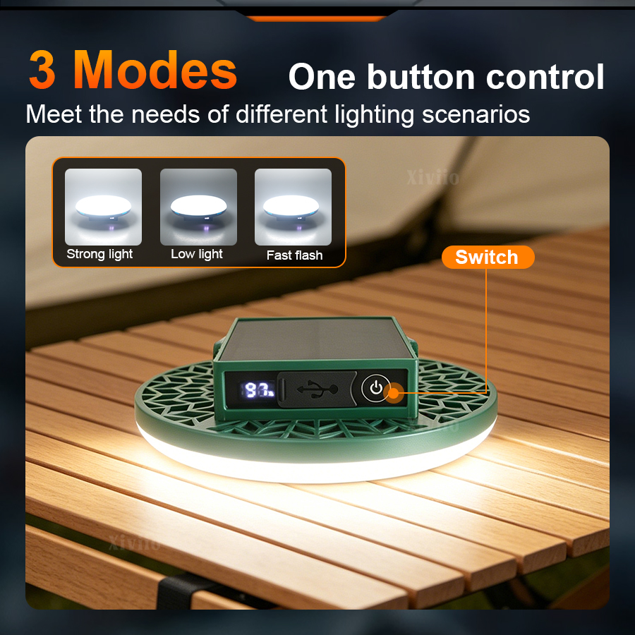 Luz Solar para acampar al aire - Outdoor Lighting No Wiring reseña y precio