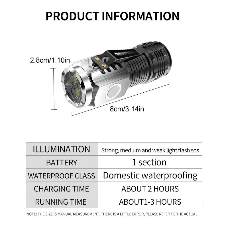 Linterna Recargable Portátil p - Outdoor Lighting The Range reseña y precio
