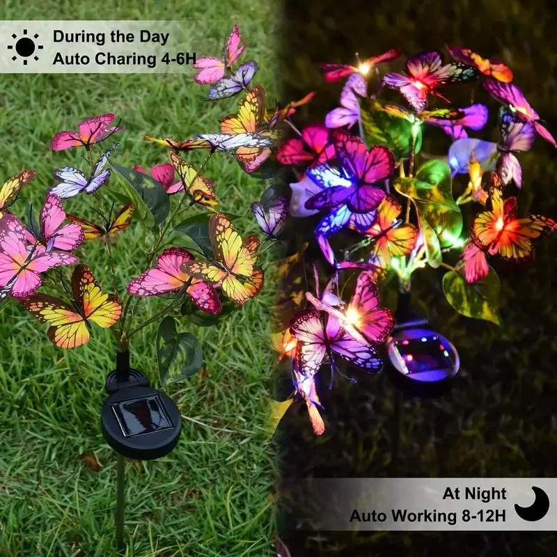 Luces LED solares de mariposa  - Halo Outdoor Lighting reseña y precio