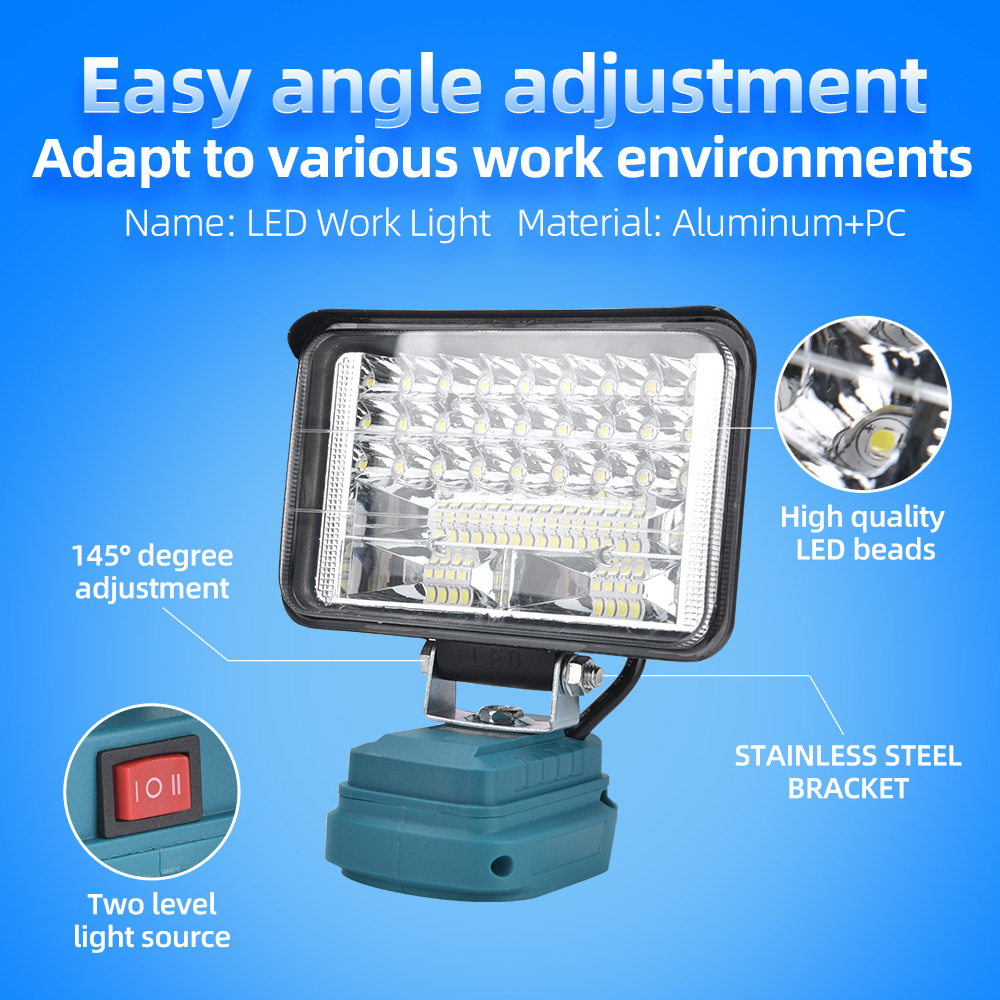 Lámpara LED de 18V para Makita - Outdoor Lighting Milwaukee reseña y precio
