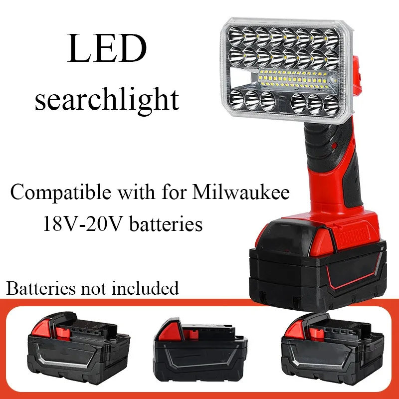 Lámpara de Trabajo LED Portáti - Outdoor Lighting Milwaukee reseña y precio