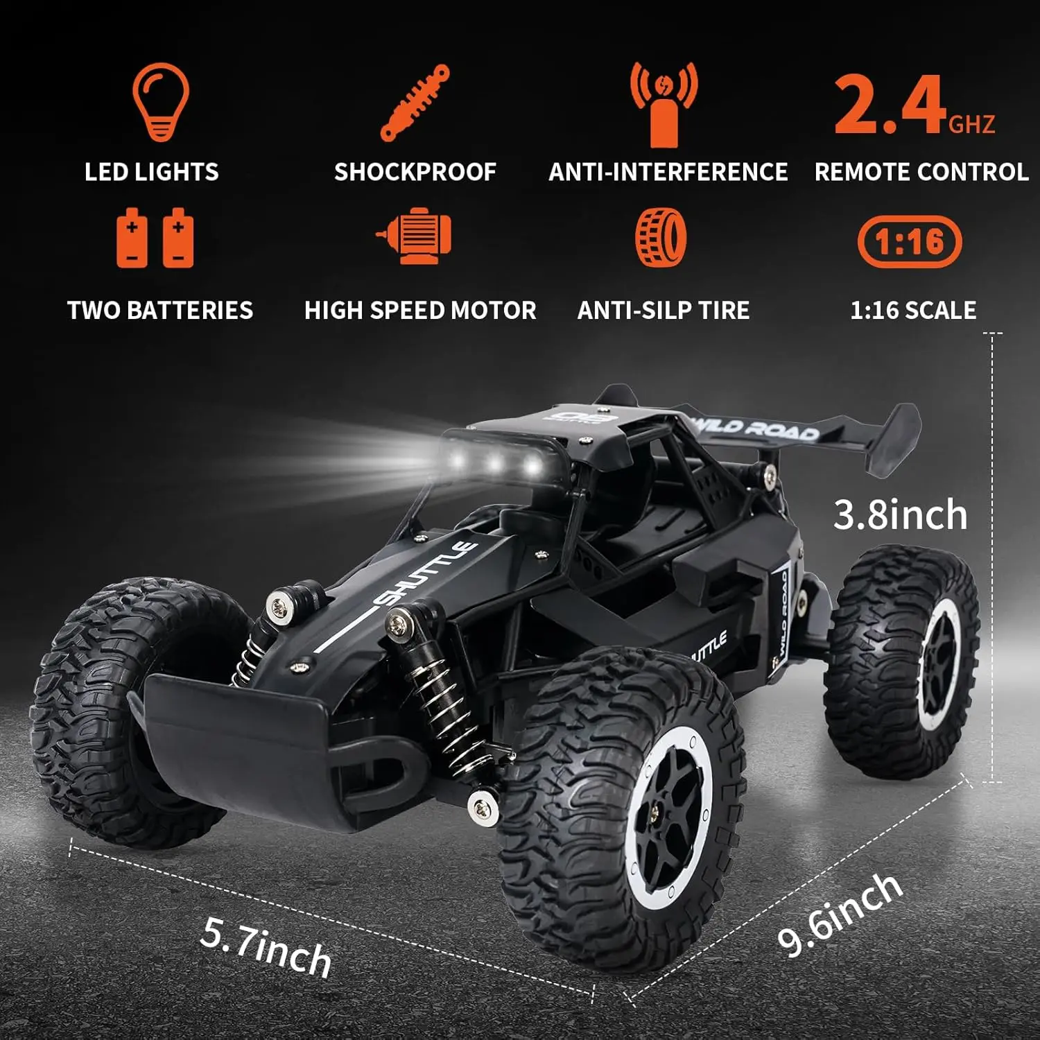 Coche RC Todoterreno de Alta V - Outdoor Lighting Battery Operated reseña y precio