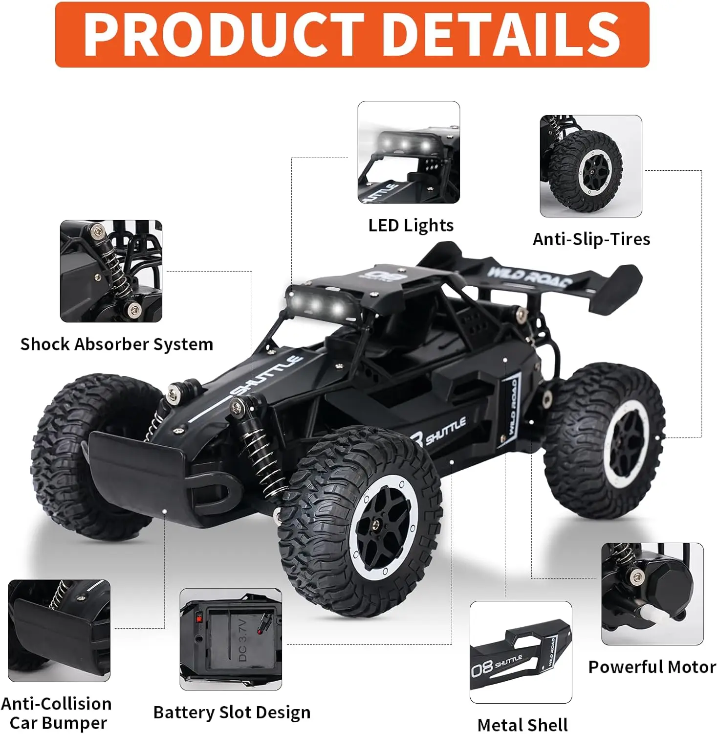 Coche RC Todoterreno de Alta V - Outdoor Lighting Battery Operated reseña y precio