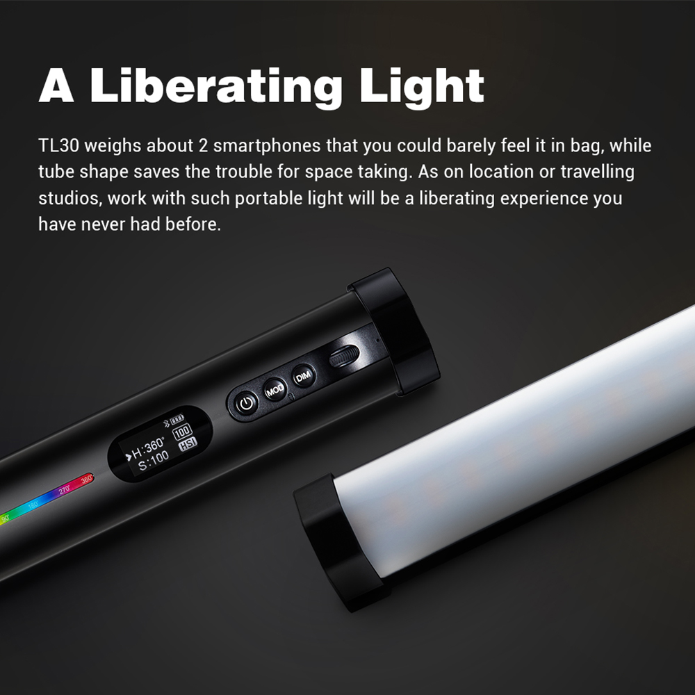 Luz de Tubo LED RGB Godox TL30 - Outdoor Lighting No Wiring reseña y precio