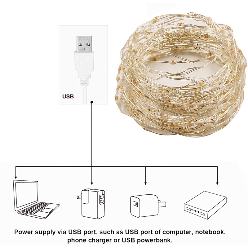 Guirnaldas de luces Led con al - Outdoor Lighting No Wiring reseña y precio