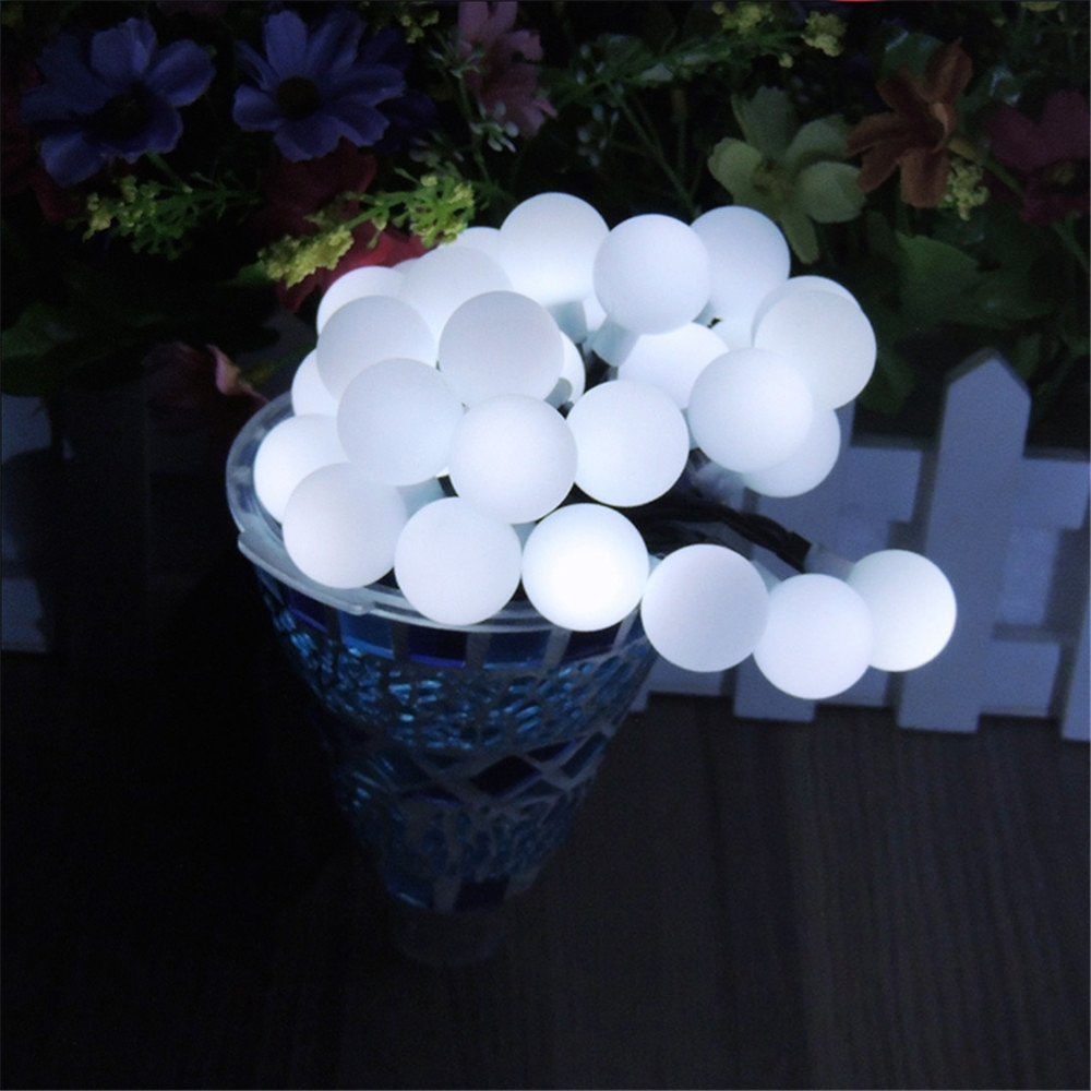 Guirnalda de luces LED con bol - Outdoor Lighting Battery Operated reseña y precio
