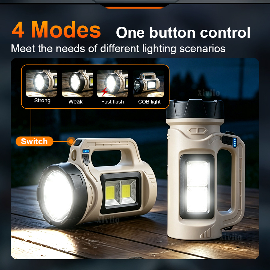 Antorcha LED de mano multiesce - Outdoor Lighting Quality reseña y precio