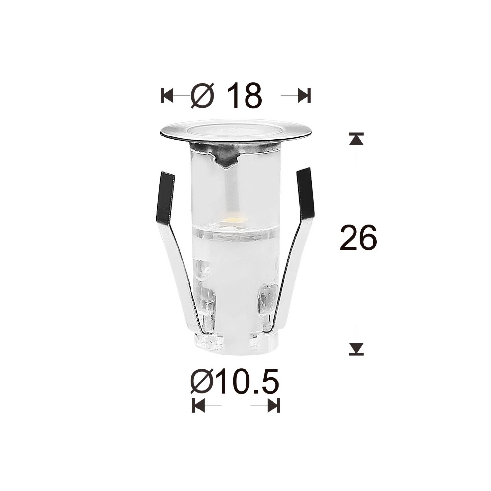 Miniluz LED de 10 piezas para  - Outdoor Lighting Under Deck reseña y precio