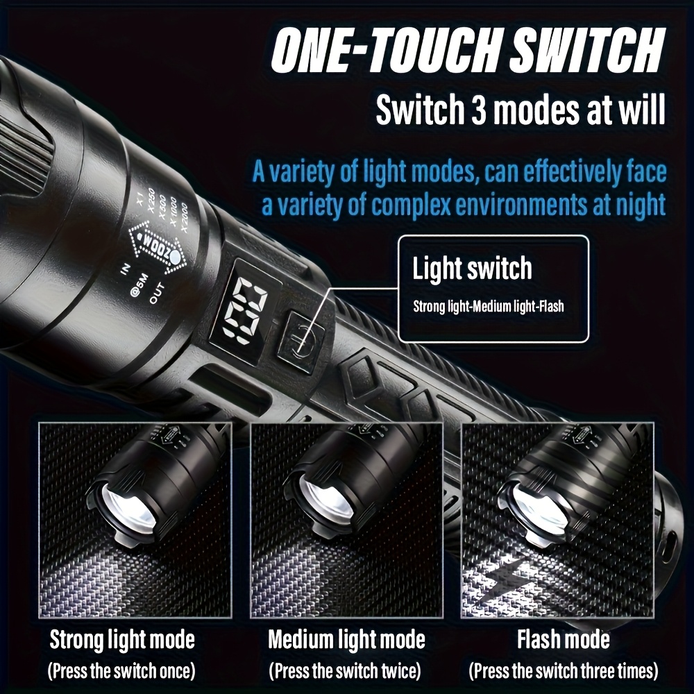 Linterna LED ultrabrillante de - Outdoor Lighting The Range reseña y precio
