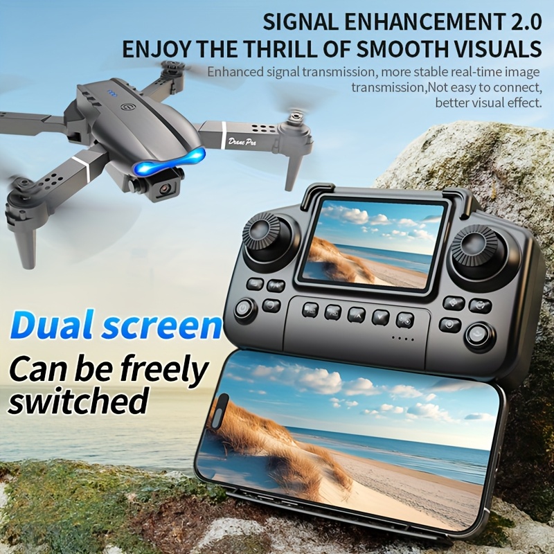 Dron plegable E99 PRO MAX con  - Outdoor Lighting Battery Operated reseña y precio