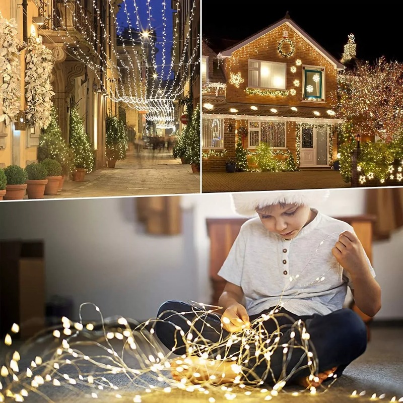 Guirnalda de luces LED solares - Outdoor Lighting No Wiring reseña y precio