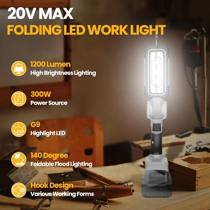 Lámpara de Trabajo LED Inalámb - Outdoor Lighting Milwaukee reseña y precio