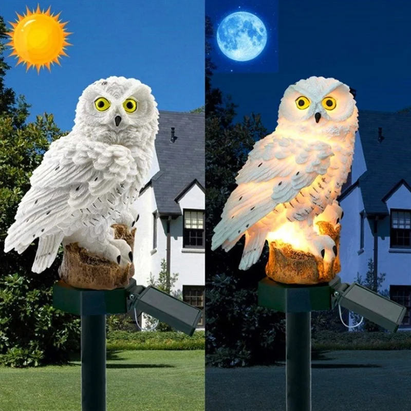 Lámpara Solar con Forma de Búh - Halo Outdoor Lighting reseña y precio