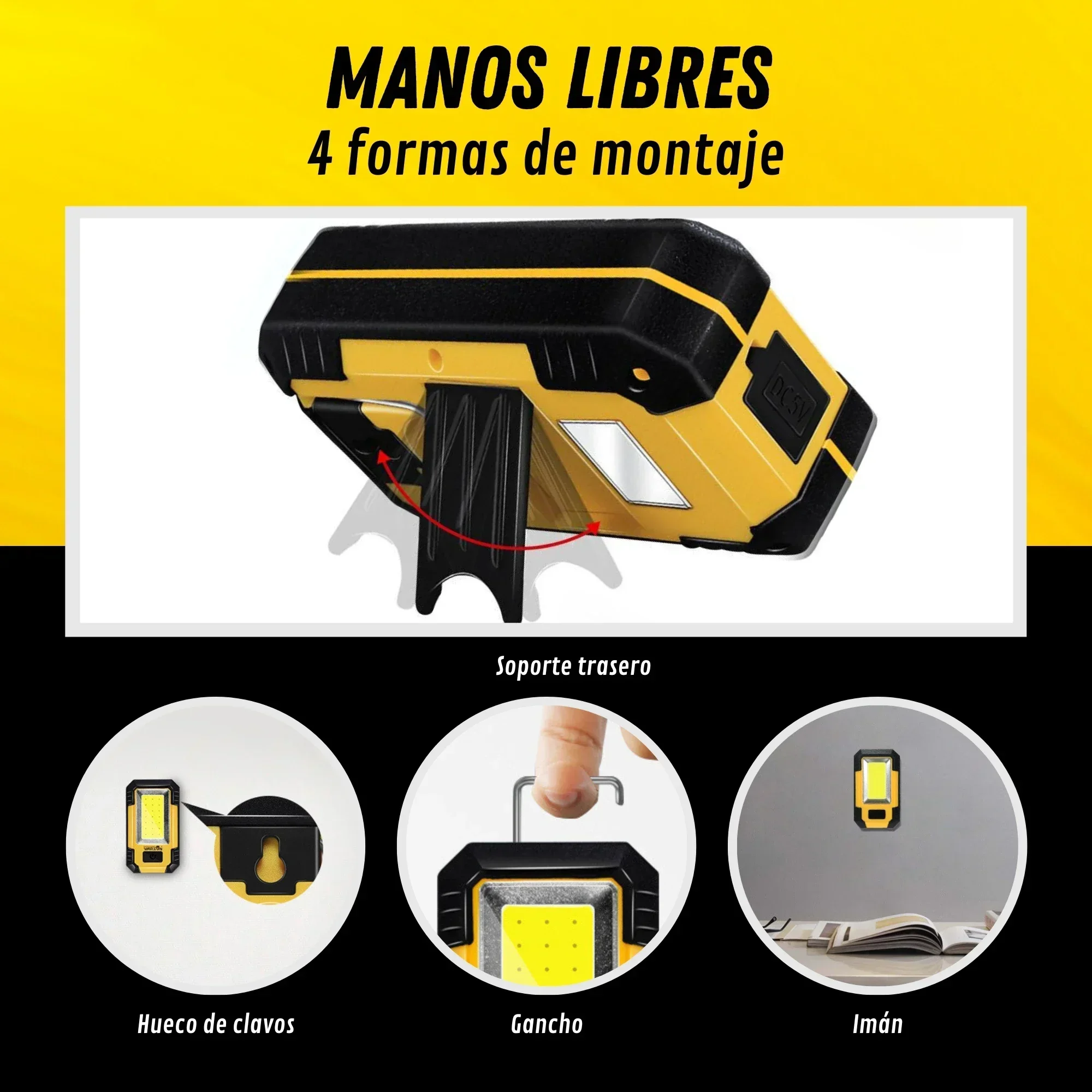 Luz de trabajo recargable port - Zinc Outdoor Lighting reseña y precio