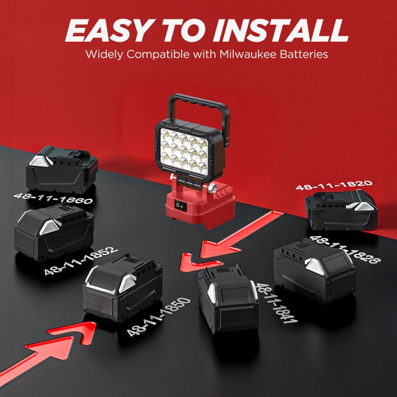 Linterna de Trabajo Portátil p - Outdoor Lighting Milwaukee reseña y precio
