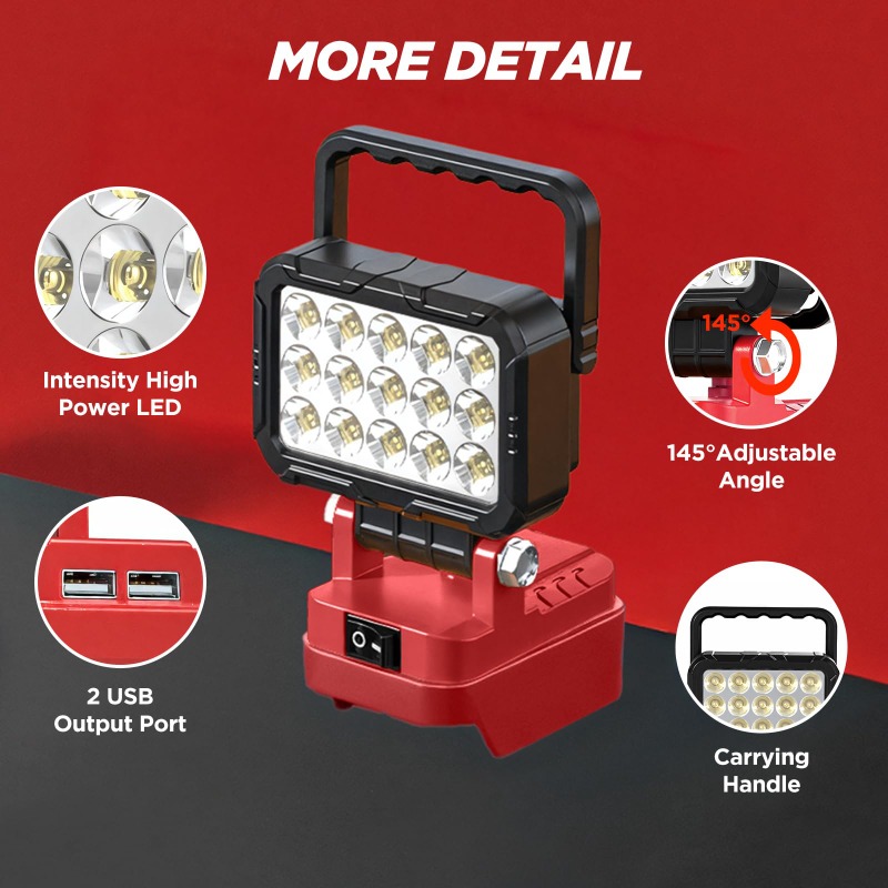 Linterna de Trabajo Portátil p - Outdoor Lighting Milwaukee reseña y precio