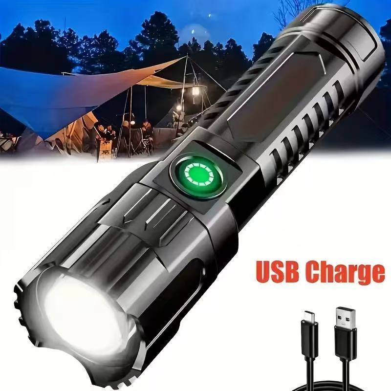Nueva linterna Led de alta pot - Outdoor Lighting Battery Operated reseña y precio