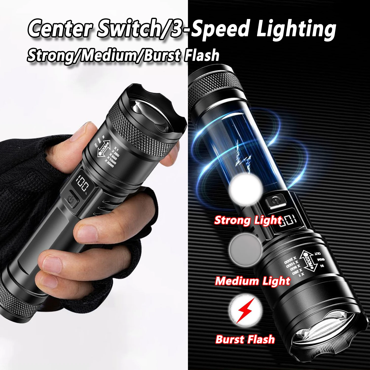 Linterna LED ultrabrillante, l - Zinc Outdoor Lighting reseña y precio