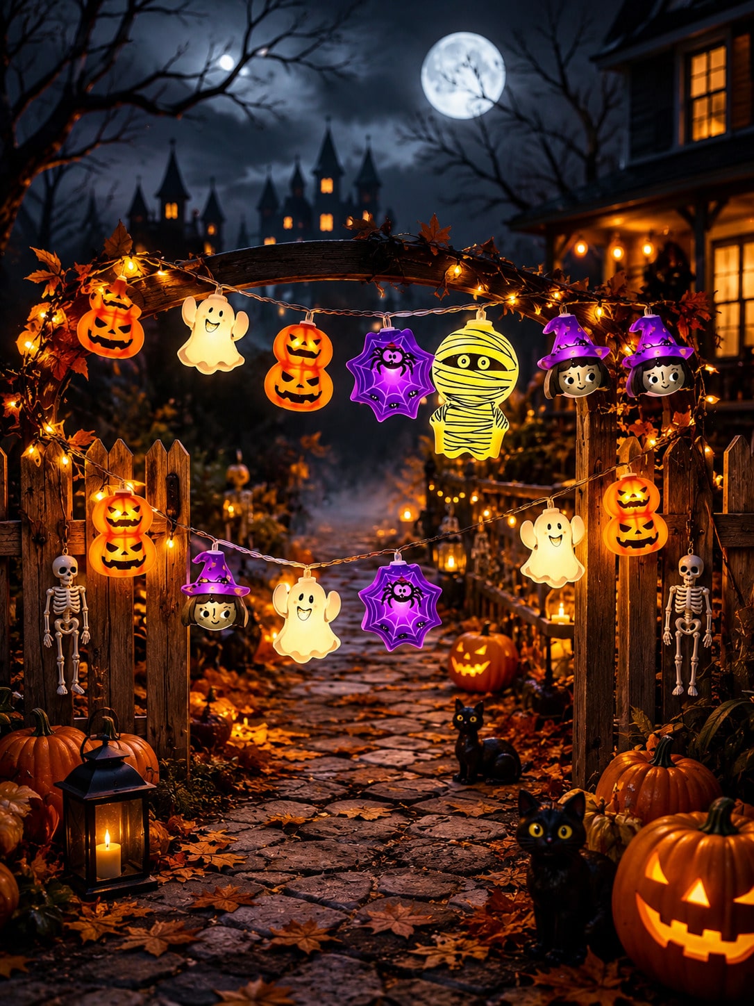 1 unidad de luces decorativas  - Outdoor Lighting Battery Operated reseña y precio