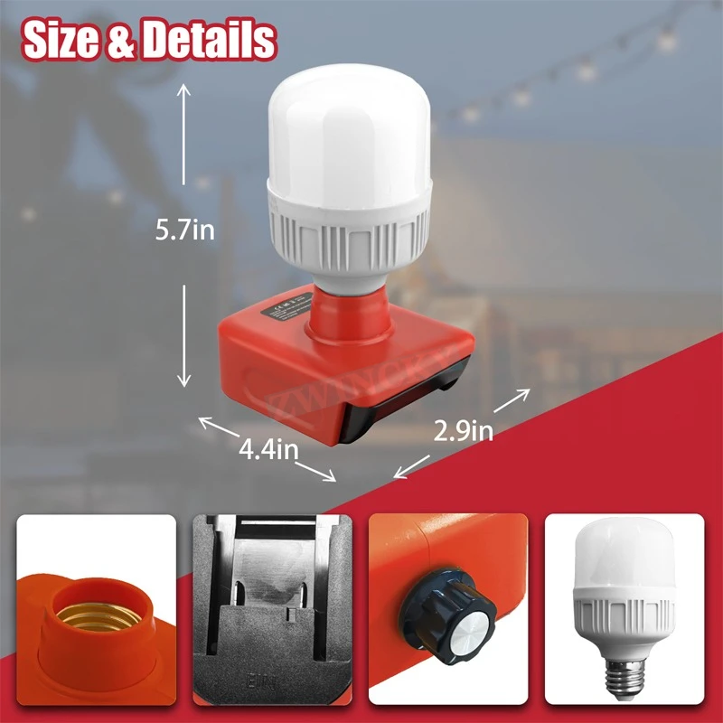Lámpara de Herramienta Portáti - Outdoor Lighting Battery Operated reseña y precio
