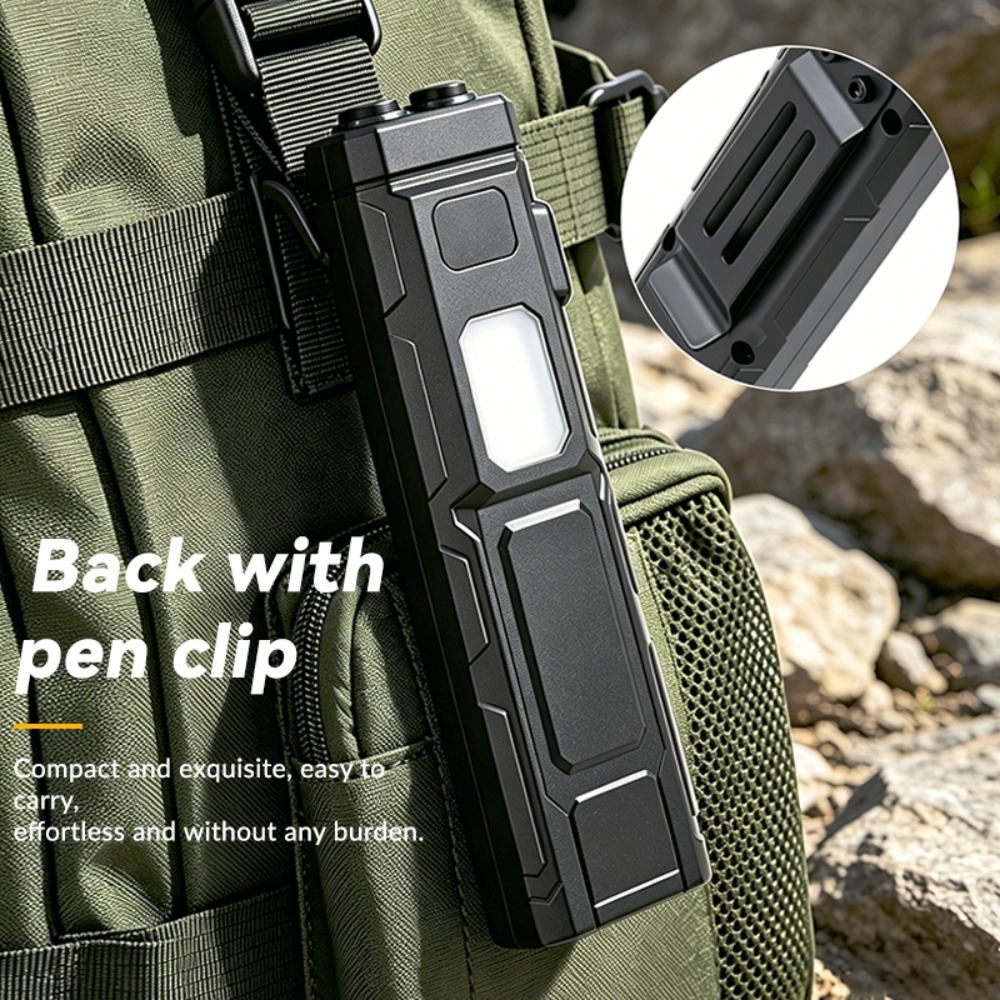 Linterna LED COB EDC con clip  - Zinc Outdoor Lighting reseña y precio