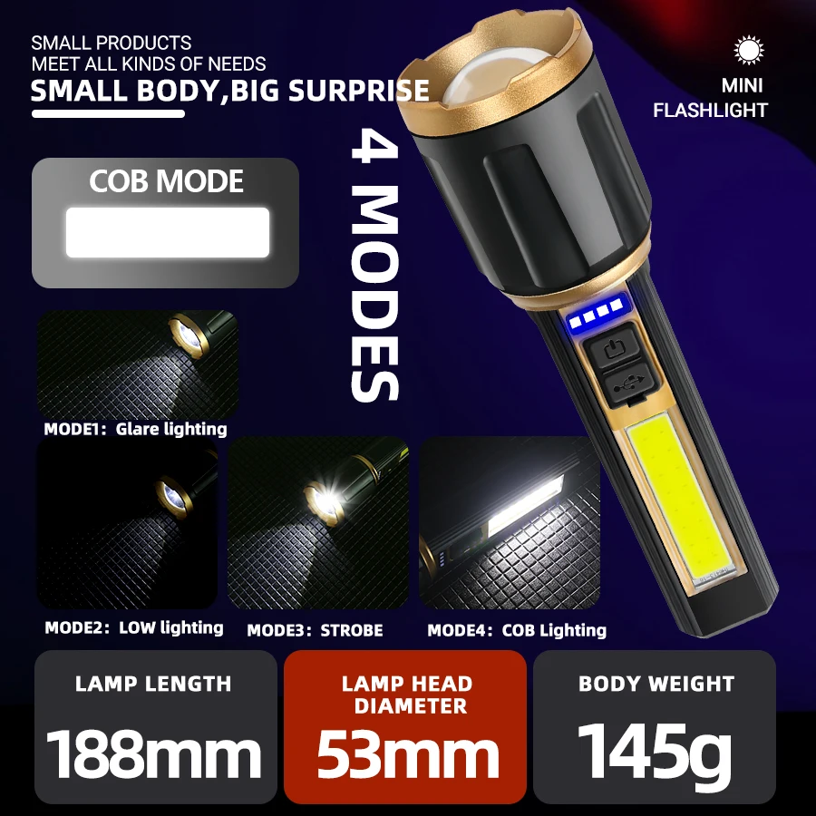 Linternas LED superbrillantes, - Outdoor Lighting The Range reseña y precio
