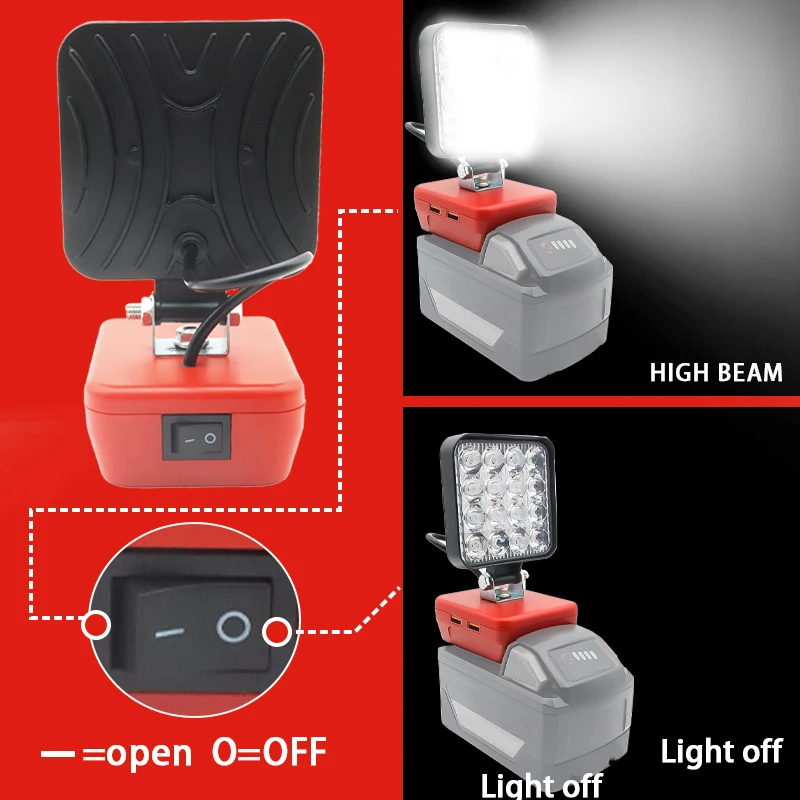 Luz Led para Dewalt, Milwaukee - Outdoor Lighting Milwaukee reseña y precio