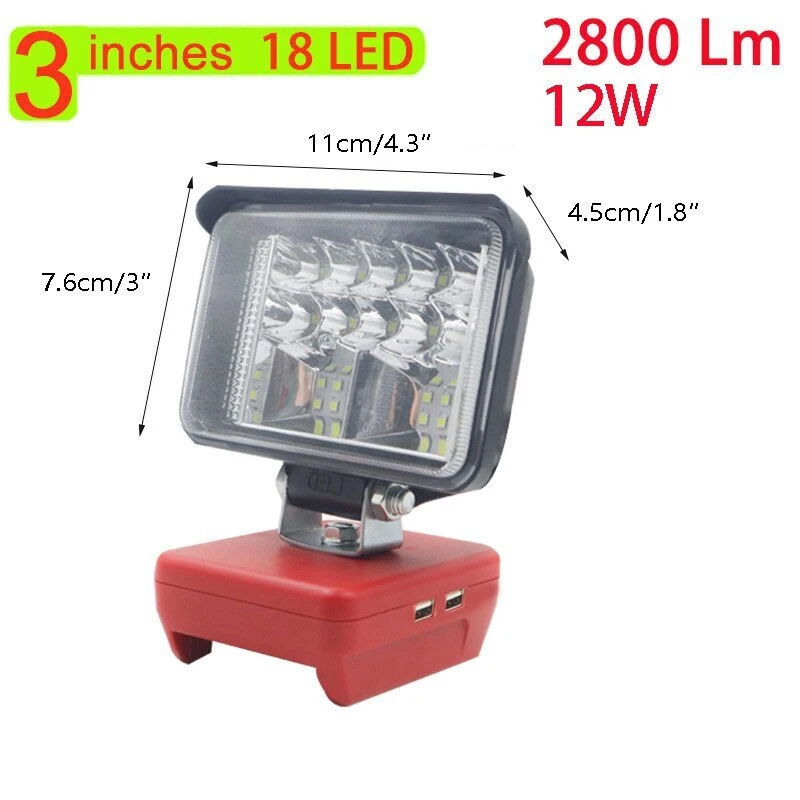 ZWINCKY-luz LED de trabajo de  - Outdoor Lighting Milwaukee reseña y precio