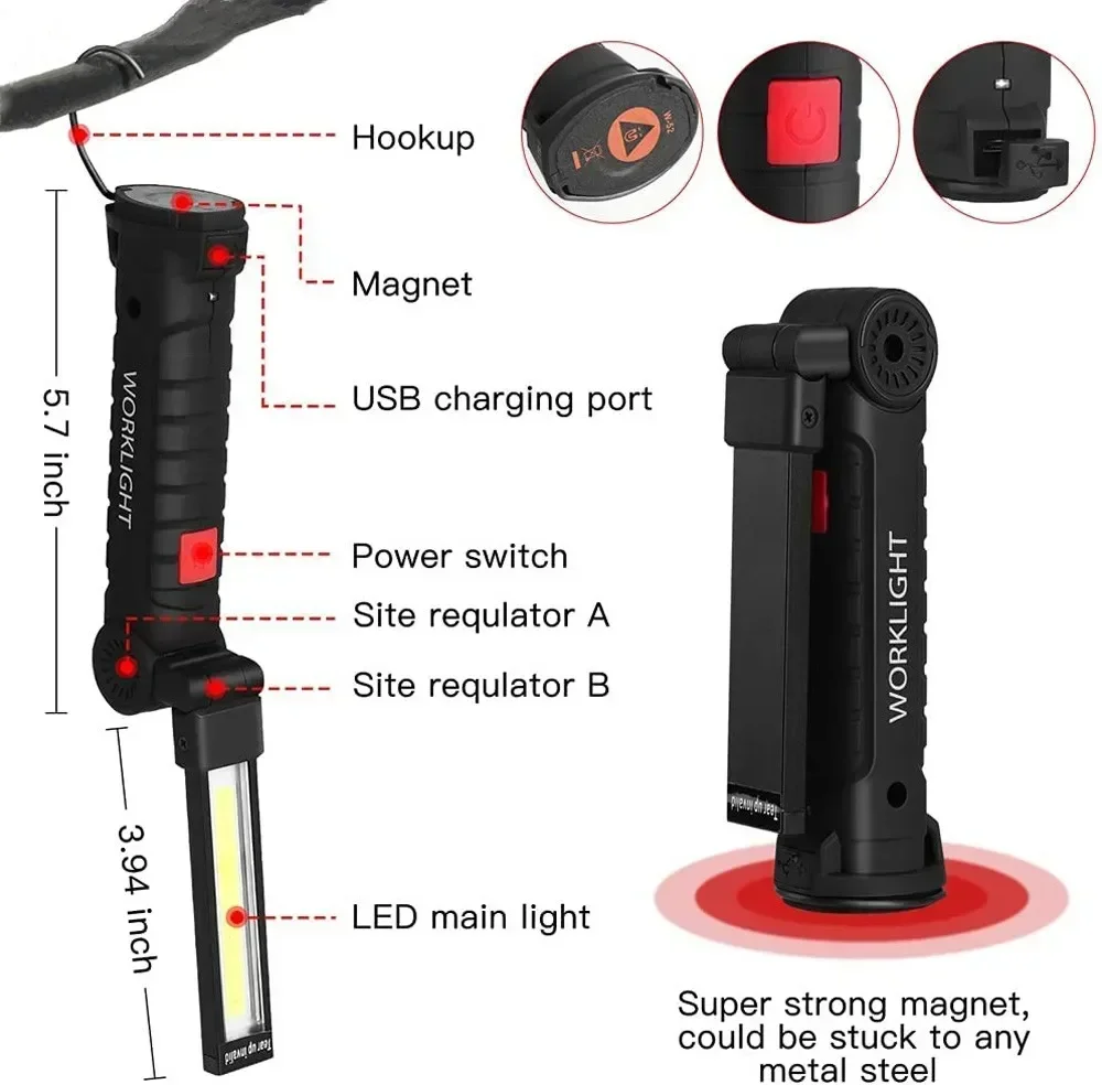 Linterna LED COB Lámpara de in - Zinc Outdoor Lighting reseña y precio