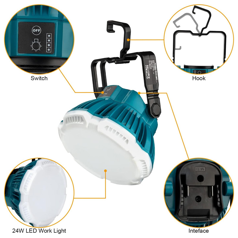 Luz LED de trabajo de 24W para - Outdoor Lighting Milwaukee reseña y precio