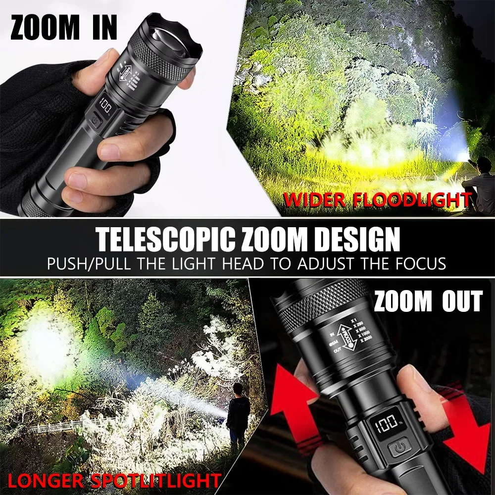 Linterna LED Recargable con Zo - Outdoor Lighting Quality reseña y precio