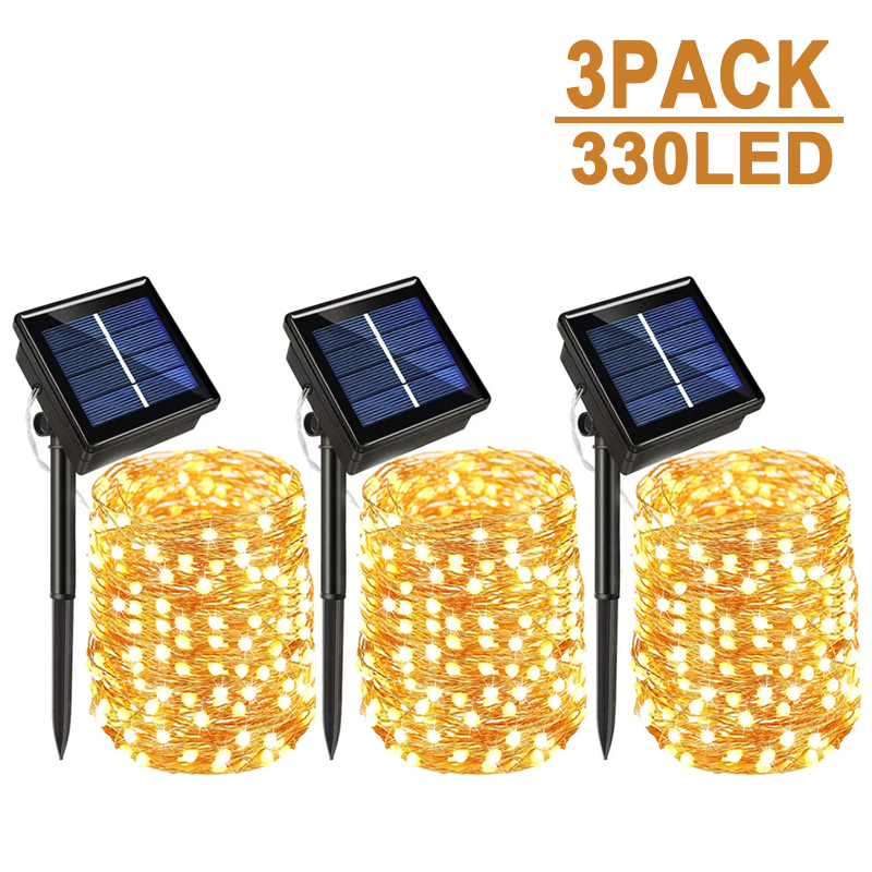 Guirnalda de luces LED solares - Outdoor Lighting No Wiring reseña y precio