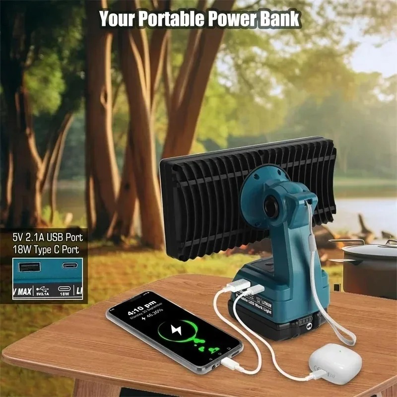 Lámpara de Trabajo Portátil pa - Outdoor Lighting Milwaukee reseña y precio