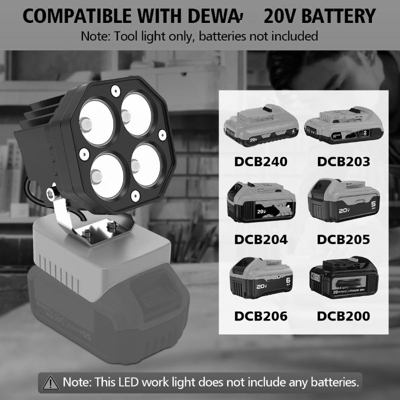 Lámpara de Trabajo LED Inalámb - Outdoor Lighting Milwaukee reseña y precio