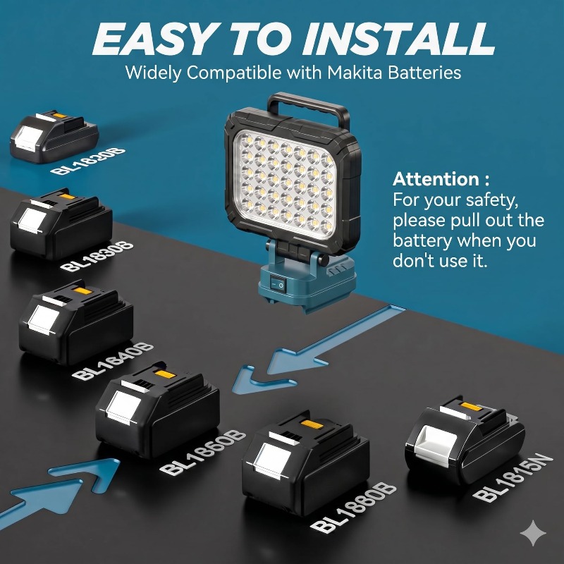 Lámpara de Trabajo LED Inalámb - Outdoor Lighting Milwaukee reseña y precio