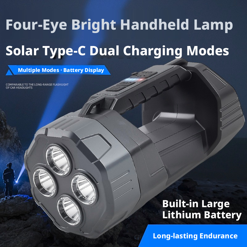 Linterna Solar de Alta Potenci - Outdoor Lighting The Range reseña y precio