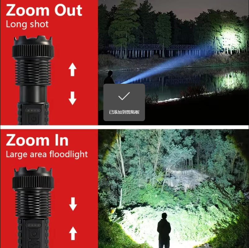 Linterna LED recargable por US - Outdoor Lighting The Range reseña y precio