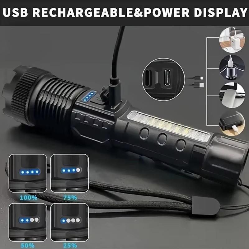 Linterna LED recargable por US - Outdoor Lighting The Range reseña y precio