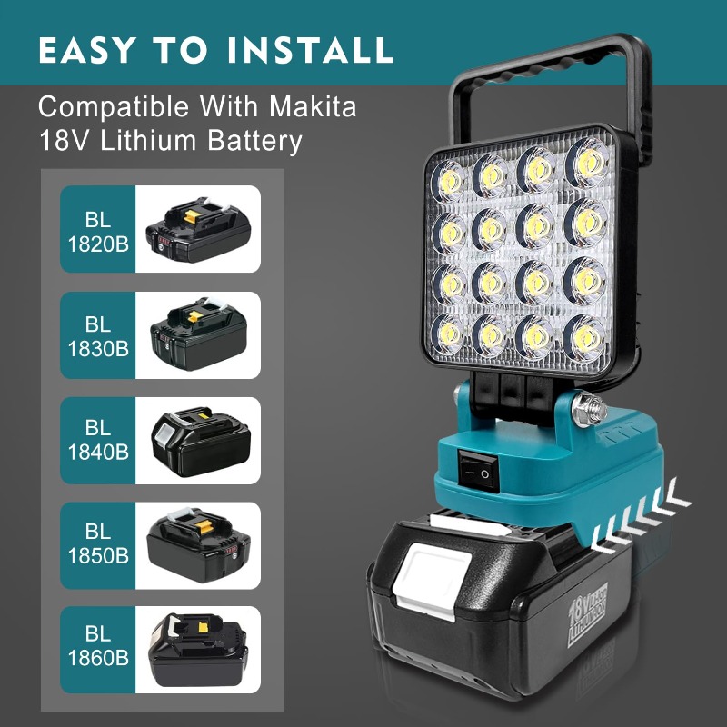 Reflector portátil para obras  - Outdoor Lighting Milwaukee reseña y precio